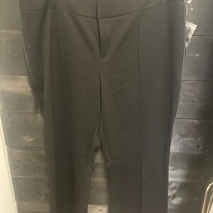 INC International Concepts Black Boot Leg Pants